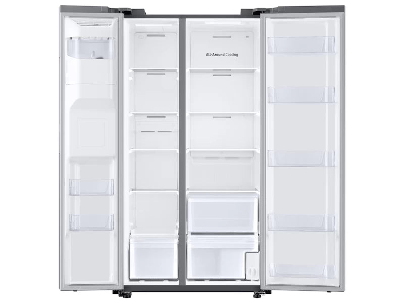 Samsung  External Water & Ice Dispenser | Auto Ice Maker | 22 cu.ft. - Fingerprint Resistant Stainless Steel (RS22T5201SRAA)