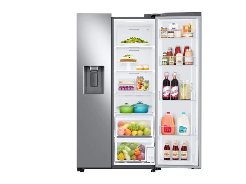 Samsung  External Water & Ice Dispenser | Auto Ice Maker | 22 cu.ft. - Fingerprint Resistant Stainless Steel (RS22T5201SRAA)