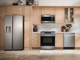 SAMSUNG  27.4 cu. ft. Large Capacity Side-by-Side Refrigerator in Stainless Steel - Fingerprint Resistant Stainless Steel (RS27T5200SRAA)