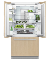 Fisher Paykel  Integrated French Door Refrigerator Freezer, 36", Ice - Panel Ready (RS36A72J1N)