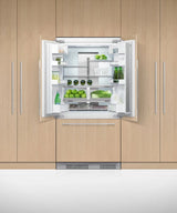 Fisher Paykel  Integrated French Door Refrigerator Freezer, 36", Ice - Panel Ready (RS36A72J1N)