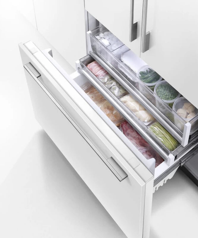 Fisher Paykel  Integrated French Door Refrigerator Freezer, 36", Ice - Panel Ready (RS36A72J1N)