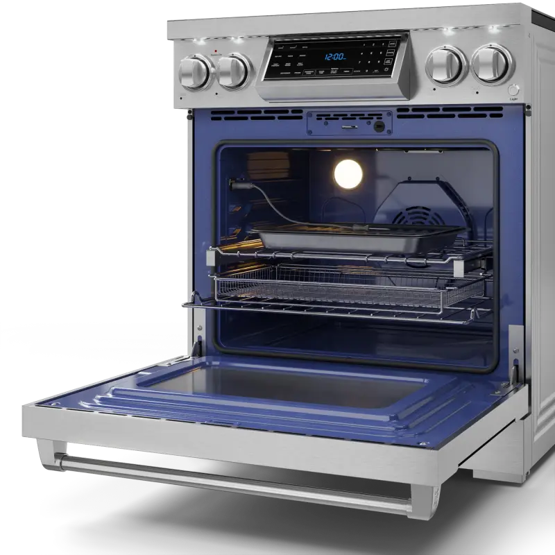 Thor Kitchen  30 Inch Professional Electric Range With Tilt Panel Touch Control In Stainless Steel Gordon Ramsay Series - Stainless Steel (RSE30)