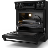 Thor Kitchen  30 Inch Professional Range With Tilt Panel Touch Control Gordon Ramsay Series - Black (RSE30B)