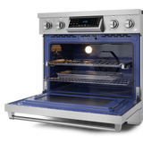 Thor Kitchen  36 Inch Professional Electric Range With Tilt Panel Touch Control In Stainless Steel Gordon Ramsay Series - Stainless Steel (RSE36)