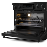Thor Kitchen  36 Inch Professional Electric Range With Tilt Panel Touch Control In Black Gordon Ramsay Series - Black (RSE36B)
