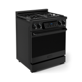 Thor Kitchen  30 Inch Professional Gas Range With Tilt Panel Touch Control In Black Gordon Ramsay Series - Black (RSG30B)