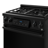 Thor Kitchen  30 Inch Professional Gas Range With Tilt Panel Touch Control In Black Gordon Ramsay Series - Black (RSG30B)