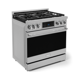 THOR KITCHEN  36 Inch Professional Gas Range With Tilt Panel Touch Control In Stainless Steel Gordon Ramsay Series - Stainless Steel (RSG36)