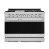 Thor Kitchen  48 Inch Professional Gas Range With Pro-style Knobs In Stainless Steel Gordon Ramsay Series - Stainless Steel (RSG48E)