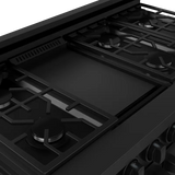 Thor Kitchen  48 Inch Professional Gas Range With Pro-style Knobs In Black Gordon Ramsay Series - Black/Blue (RSG48EB)