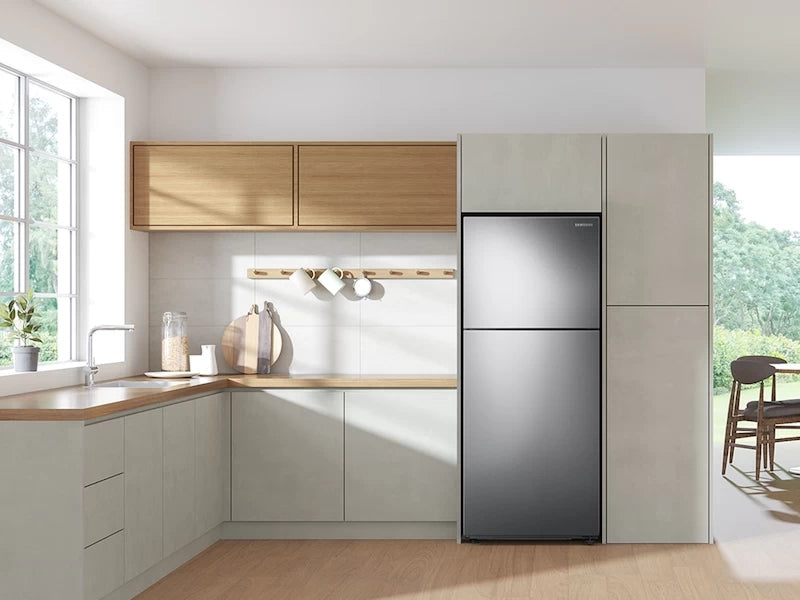 Samsung 15.6 cu. ft. Top Freezer Refrigerator with All-Around Cooling in Stainless Steel - Stainless Steel (RT16A6195SR)