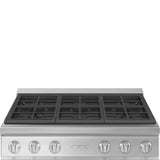 Smeg  Cooktop Portofino - Stainless steel (RTU366GX)