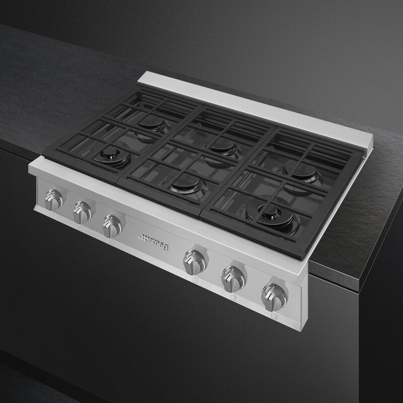 Smeg  Cooktop Portofino - Stainless steel (RTU366GX)