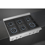 Smeg  Cooktop Portofino - Stainless steel (RTU366GX)