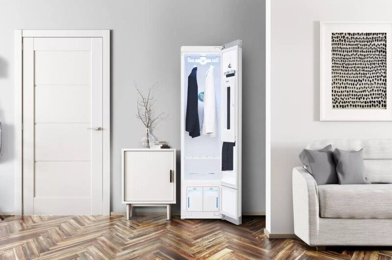 LG LG Styler® Smart wi-fi Enabled Steam Closet with TrueSteam® Technology and Exclusive Moving Hangers - White (S3WFBN)