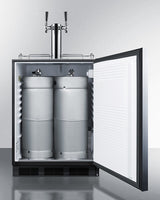 SUMMIT 24" Wide Built-In Kegerator, ADA Compliant - Black (SBC58BLBIADA)