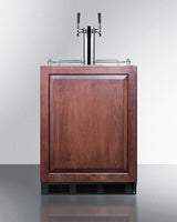 SUMMIT 24" Wide Built-In Cold Brew Coffee Kegerator, ADA Compliant (Panel Not Included) - Panel Ready (SBC58BLBIADAIFCFTWIN)