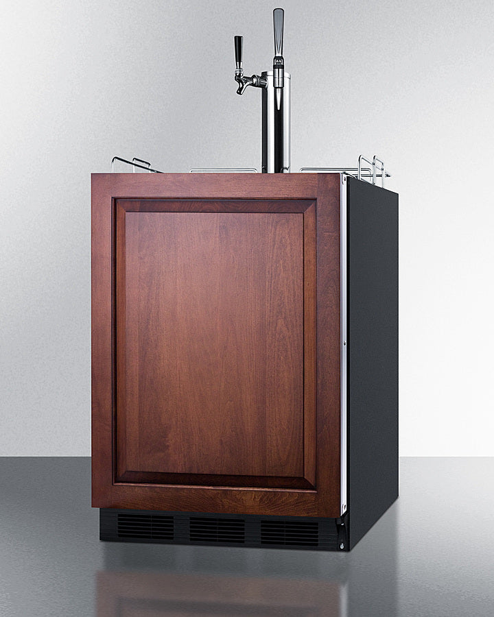 SUMMIT  24" Wide Built-In Coffee Kegerator, ADA Compliant (Panel Not Included) - Panel-Ready (SBC58BLBIADAIFCMTWIN)