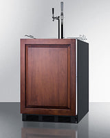 SUMMIT 24" Wide Built-In Coffee Kegerator, ADA Compliant - Panel-Ready (SBC58BLBIADAIFCMTWIN)