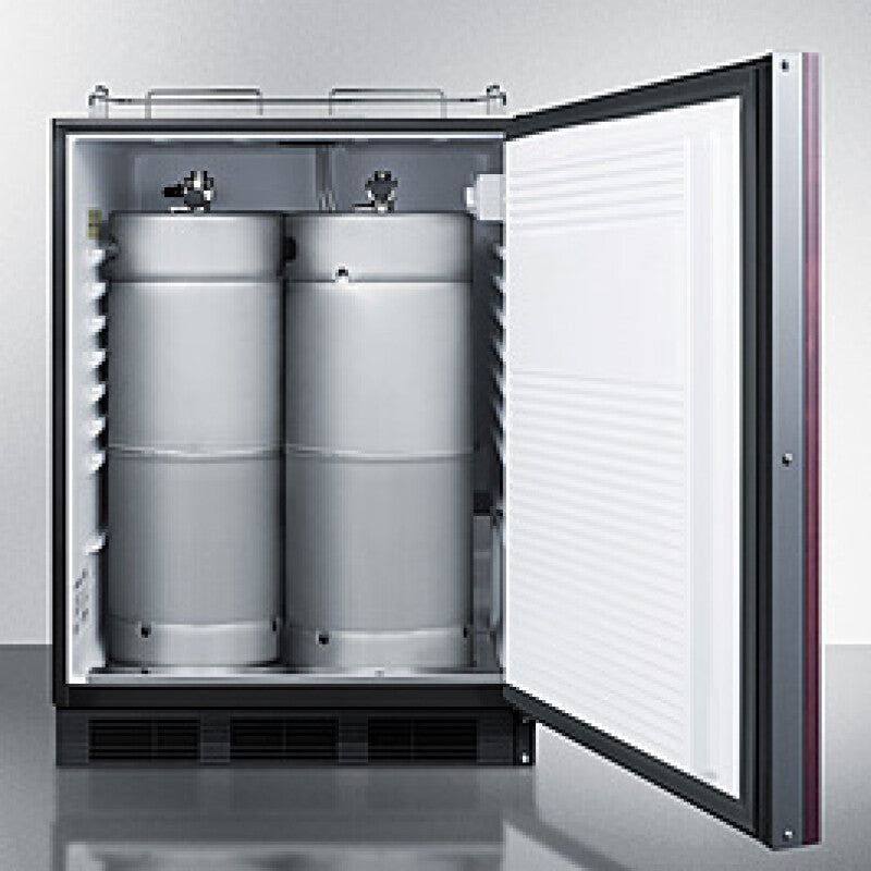 Summit 24" Wide Built-In Kegerator, ADA Compliant -  (SBC58BLBIADANKIF)