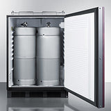 SUMMIT 24" Wide Built-In Kegerator, ADA Compliant - Other (SBC58BLBIADANKIF)