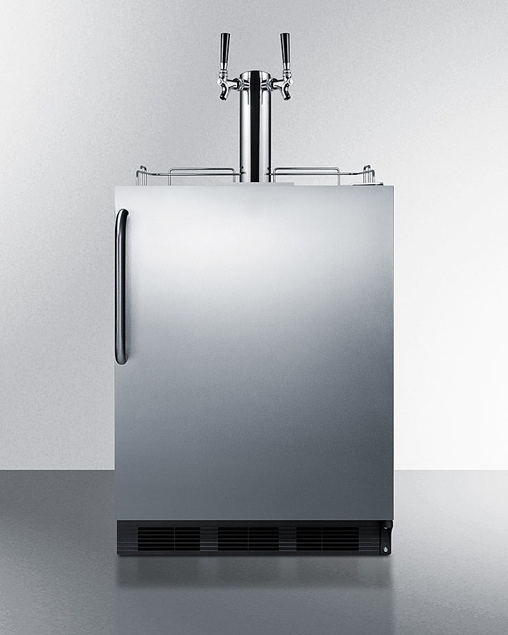 SUMMIT  24" Wide Built-In Kegerator, ADA Compliant - Stainless Steel (SBC58BLBICSSADA)