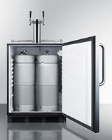 SUMMIT 24" Wide Built-In Kegerator, ADA Compliant - Stainless Steel (SBC58BLBICSSADA)
