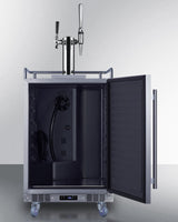 SUMMIT 24" Wide Built-In Cold Brew/Nitro Coffee Kegerator - Stainless Steel (SBC682CMTWIN)