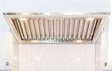 BLUESTAR  54″ Sahara Curved Sides Hood - Stainless Steel (SC054MLPLT)
