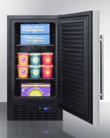 Summit 18" Built-In All-Freezer, ADA Compliant - Stainless Steel (SCFF1842SSADA)