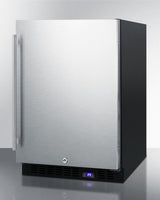 Summit 24" Wide Built-In All-Freezer With Icemaker - Black (SCFF53BSSIM)