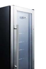 SUMMIT  12" Wide Beverage Center - Black (SCR1225B)
