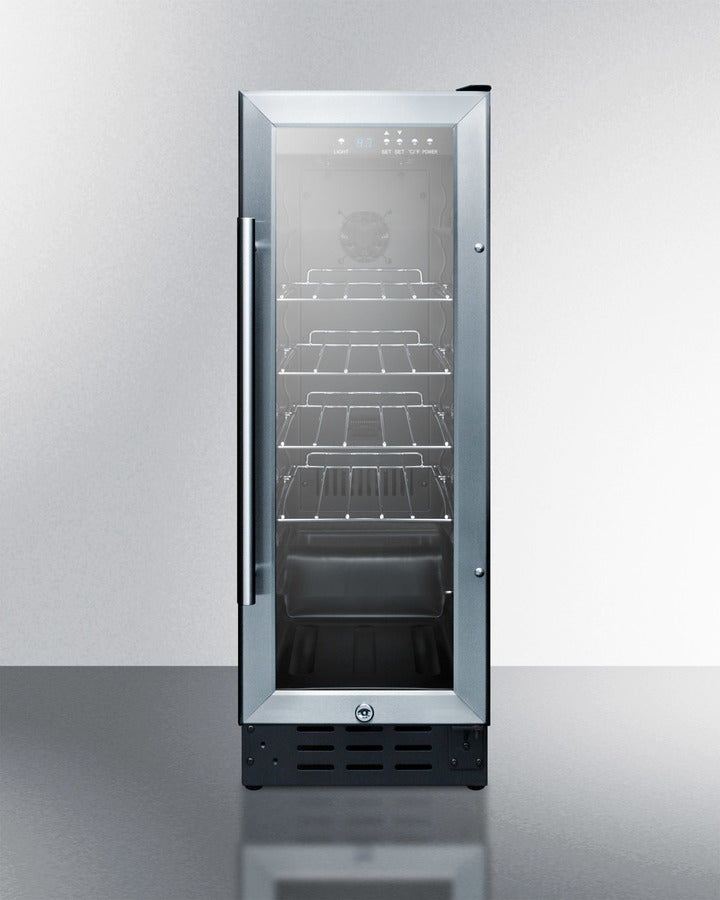 SUMMIT  12" Wide Beverage Center - Black (SCR1225B)