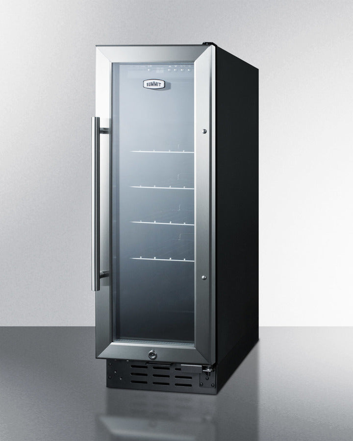 SUMMIT  12" Wide Beverage Center - Black (SCR1225B)