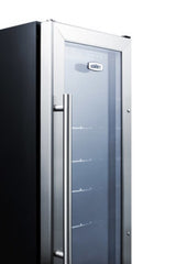 Summit 12" Wide Beverage Center - Glass (SCR1225B)