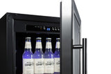 SUMMIT  18" Wide Built-In Beverage Center, ADA Compliant - Black (SCR1841BADA)