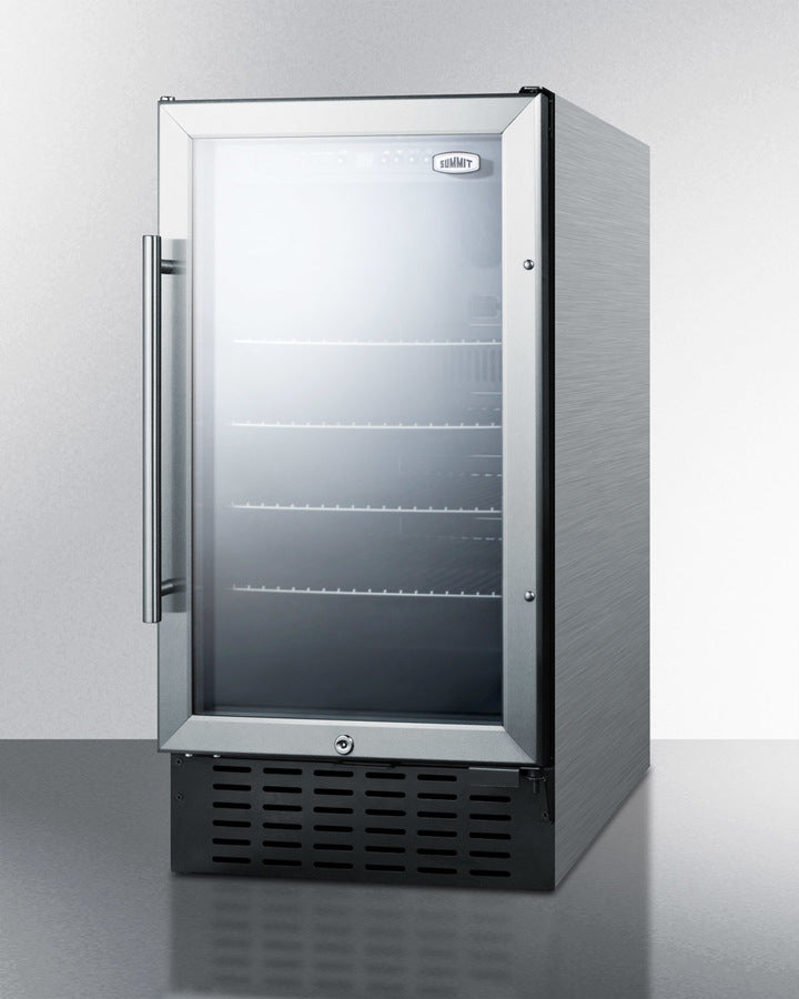 SUMMIT  18" Wide Built-In Beverage Center, ADA Compliant - Stainless Steel (SCR1841BCSSADA)