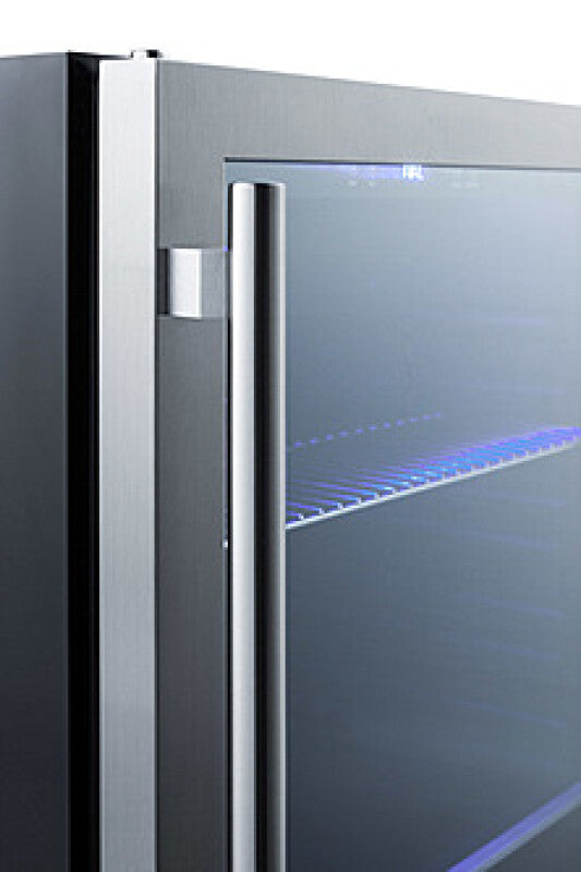 Summit 24" Wide Built-In Beverage Cooler - Glass (SCR2466B)