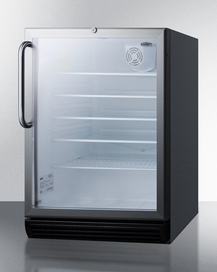 Summit  24" Wide Built-In Beverage Center, ADA Compliant - Black (SCR600BGLBITBADA)