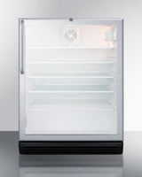 Summit 24" Wide Built-In Beverage Center, ADA Compliant - Glass (SCR600BGLBITBADA)