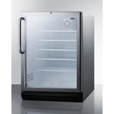 Accucold 24" Wide Built-In Beverage Center, ADA Compliant - Stainless Steel (SCR600BGLCSSADA)