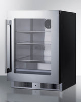 SUMMIT  24" Wide Built-In Beverage Center - Black (SDHG2443)