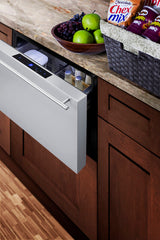 Summit 24" Wide Built-In Drawer Refrigerator - Stainless Steel (SDR24)