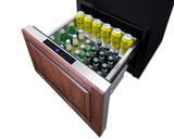 Summit 24" Wide Built-In Drawer Refrigerator - Stainless Steel (SDR24)