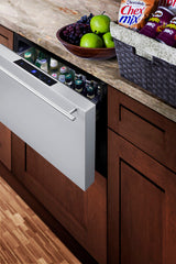 Summit 24" Wide Built-In Drawer Refrigerator - Stainless Steel (SDR24)