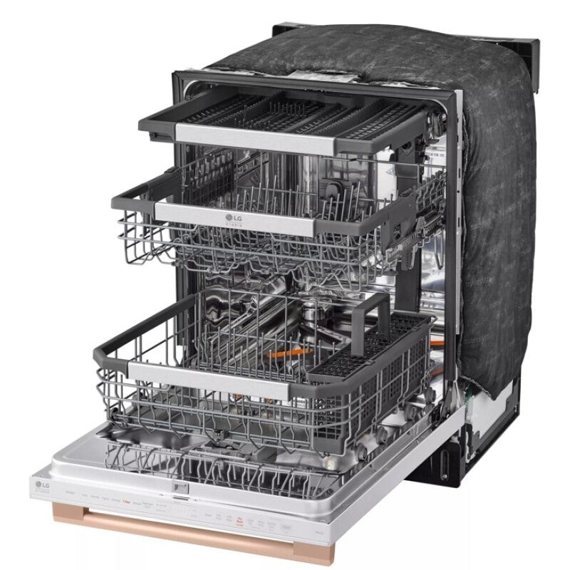 LG Studio LG STUDIO Smart Top Control Dishwasher with 1-Hour Wash & Dry, QuadWash® Pro, TrueSteam® and Dynamic Heat Dry™ - Essence White (SDWB24W3)