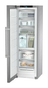 LIEBHERR  Freestanding freezer with NoFrost and IceTower, Left Hinged - Stainless (SF5291)