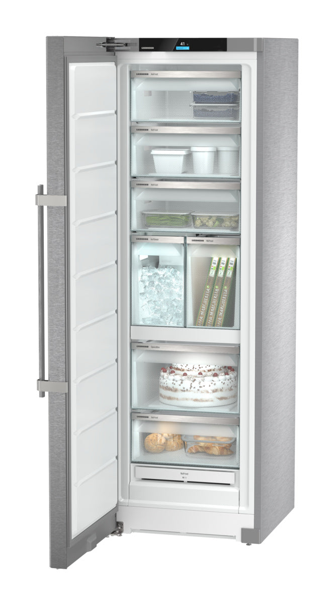 Liebherr  Freestanding freezer with NoFrost and IceTower, Left Hinged - Stainless (SF5291)
