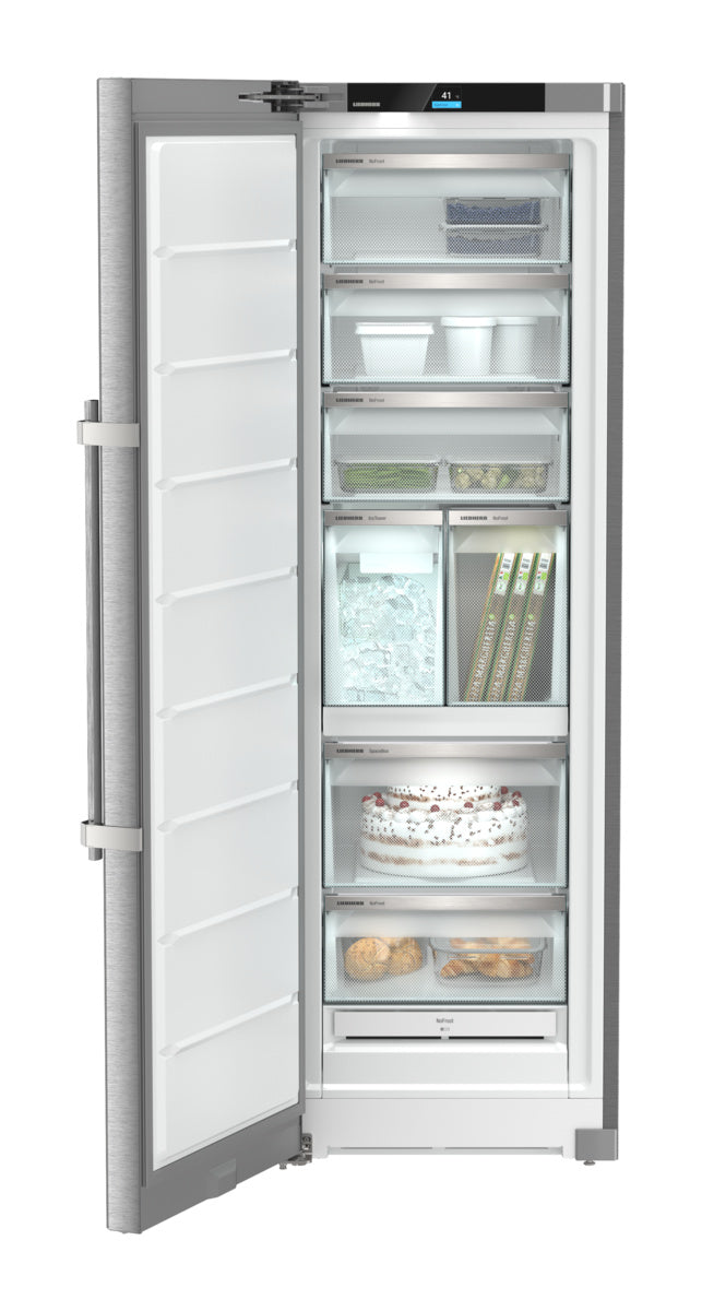 Liebherr  Freestanding freezer with NoFrost and IceTower, Left Hinged - Stainless (SF5291)